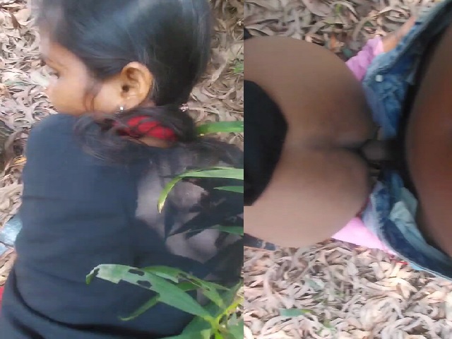 College Babe Outdoor Sex Boyfriend Jungle